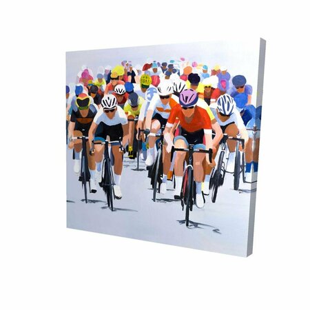 FONDO 12 x 12 in. Cycling Competition-Print on Canvas FO3334999